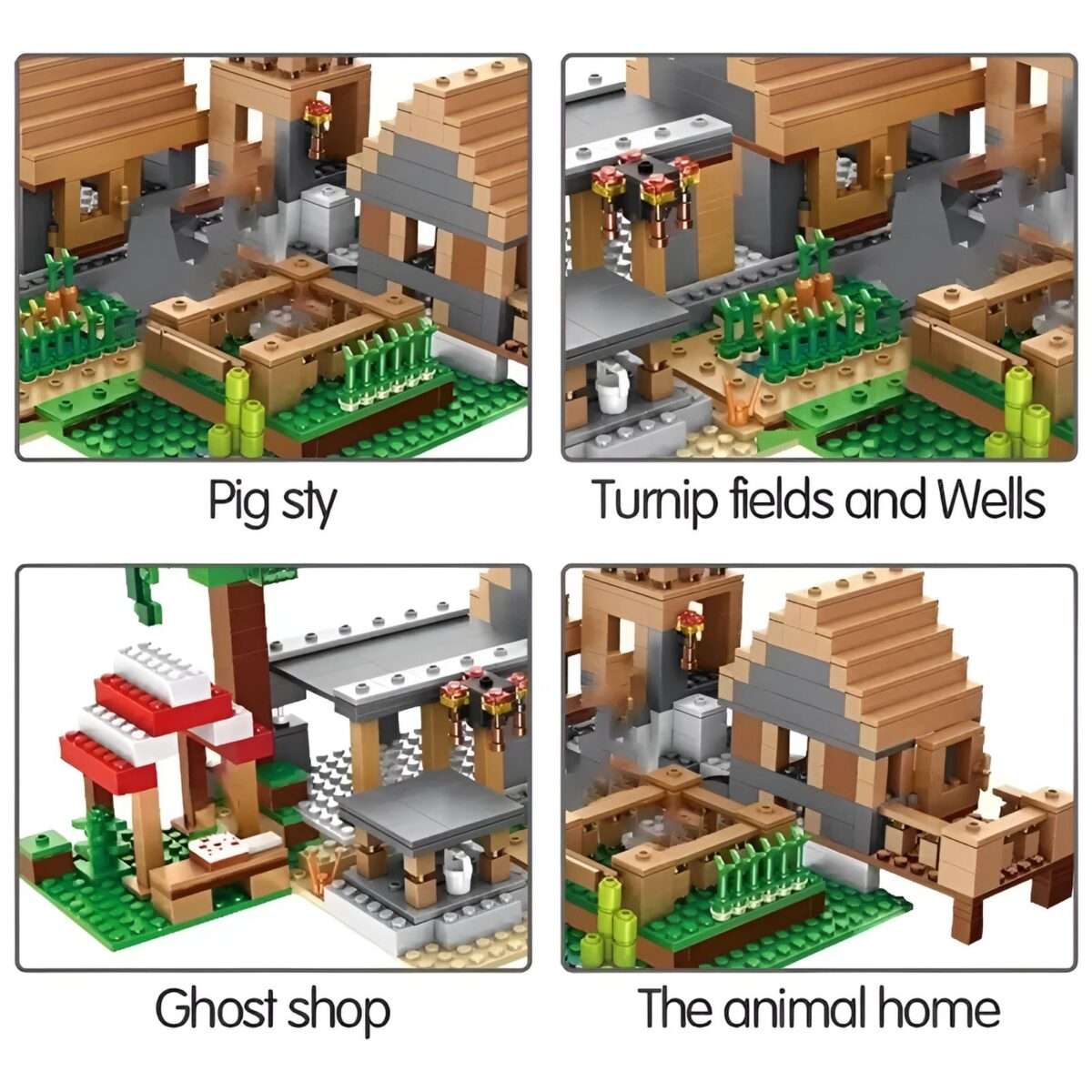 Minecraft Village Lego | Block Kingdom